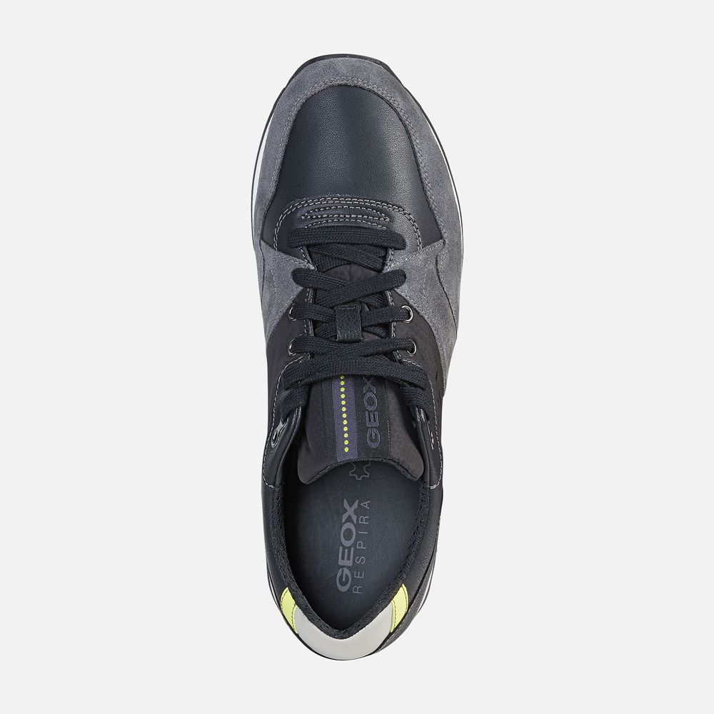 Tenis Geox Homem Pretas - Vittoriale - XMACY2603